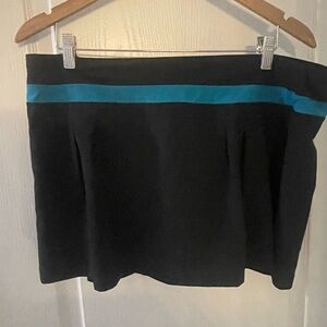 adidas Black and Teal Skort